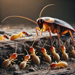 ゴキブリ シロアリ 食べる